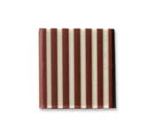 Chocolate Pollino Domino Dark/White 1.56"