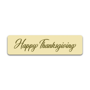 Happy Thanksgiving Script Chocolates