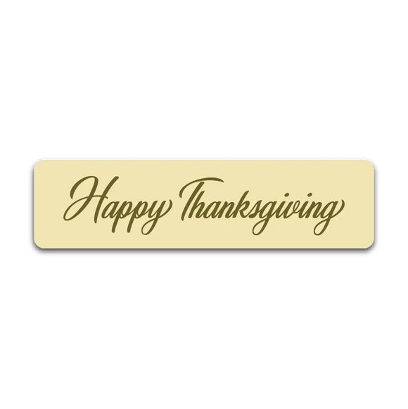 Happy Thanksgiving Script Chocolates