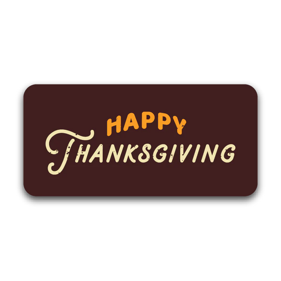 Happy Thanksgiving Rectangle Chocolates