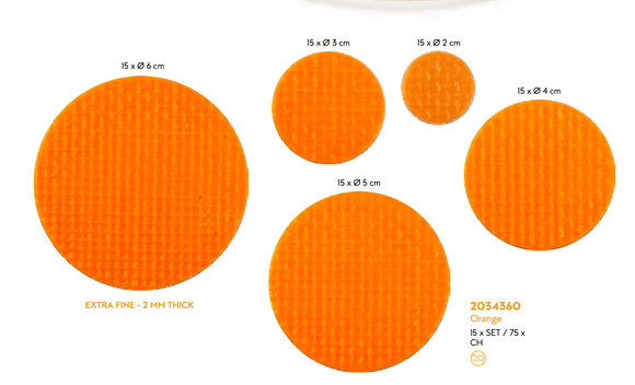 Orange Disc Assortment