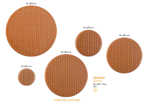 Caramel Disc Assortment