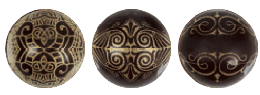 Ornate Dark Marbles