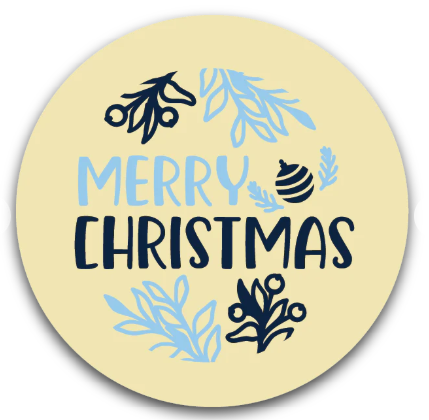 Azure Bloom Merry Christmas