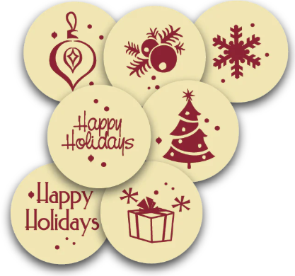 Happy Holiday Assorted Decor