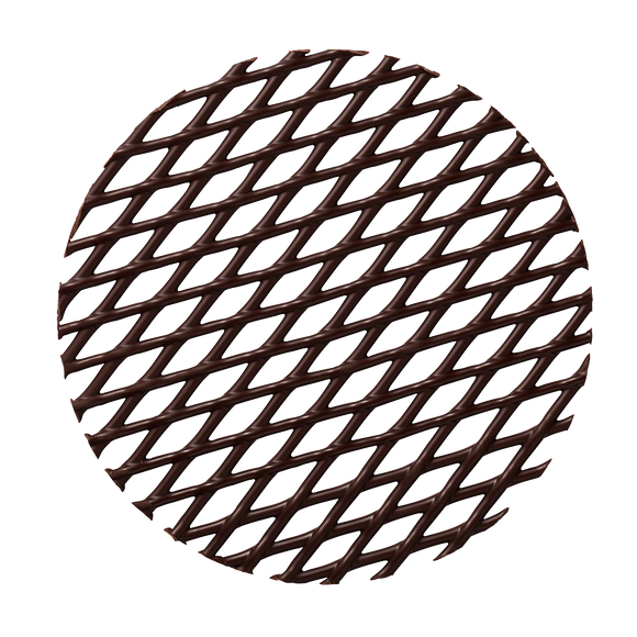 Chocolate Grid 6.3inch