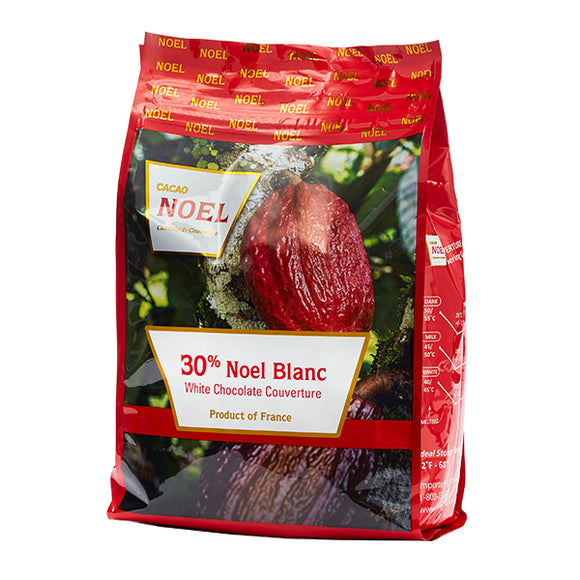 Cacao Noel Blanc White Couverture 30%