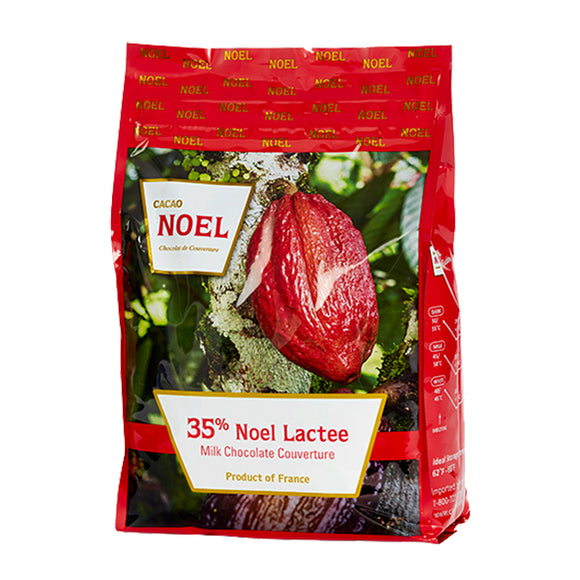 Cacao Noel Lactee Milk couverture 35% 11lb