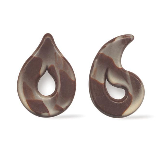 Puccini Marbled Choc Decoration